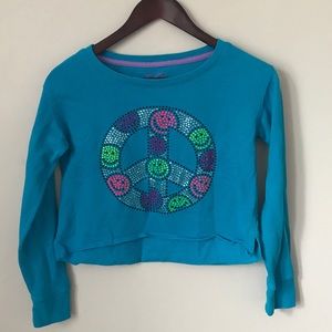 Justice Peace Sign Sweatshirt